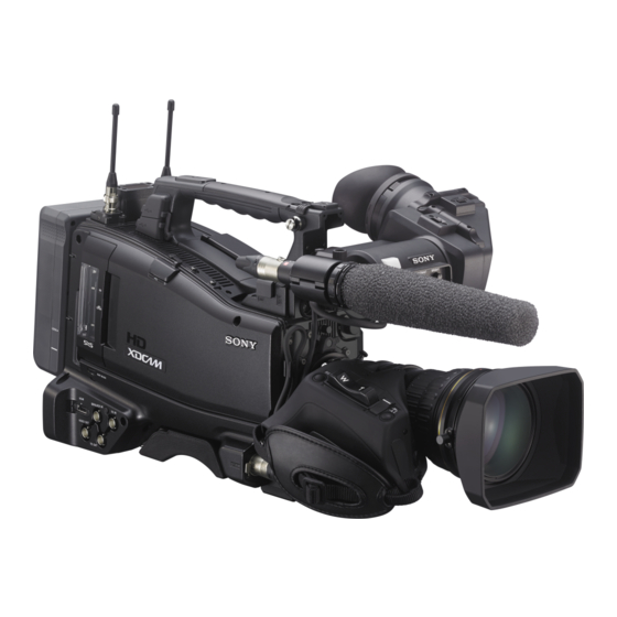 Sony PXW-X500 Manual Del Operador