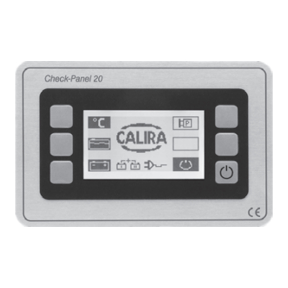 Calira Check-Panel 20 Manuales