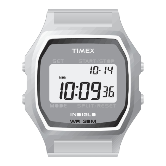 Timex W-116 Manual Del Usuario