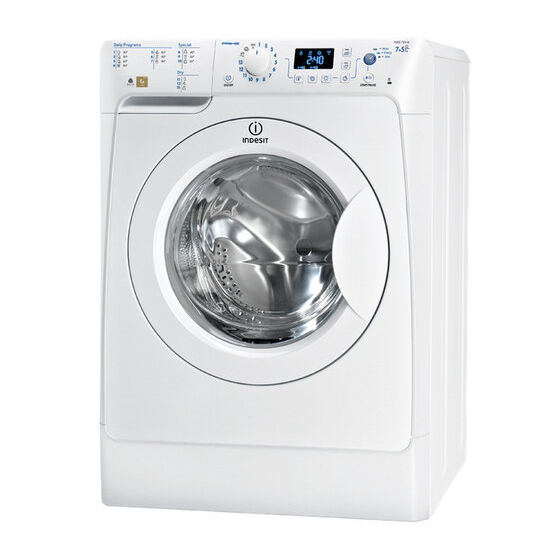 Indesit PWDE 7124 W Manual De Instrucciones