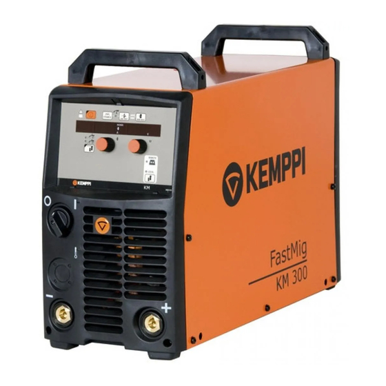 Kemppi FastMig KM 300 Manual De Instrucciones