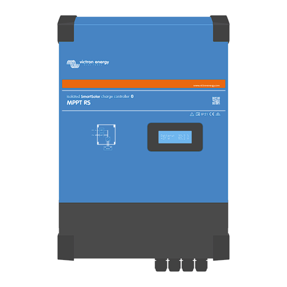 Victron energy SmartSolar MPPT RS 450/100 Serie Manual