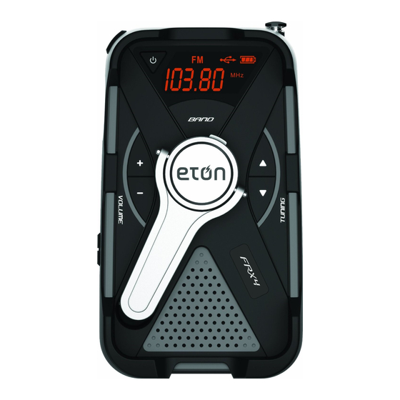 Eton FRX4 Manual Del Usuario