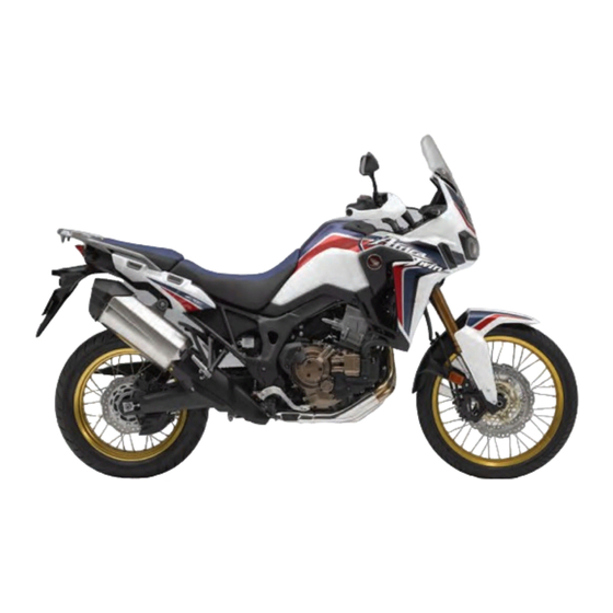 Honda CRF1000L Manual Del Propietário