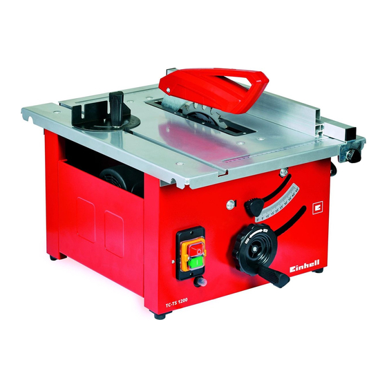 EINHELL TC-TS 1200 Manual De Instrucciones