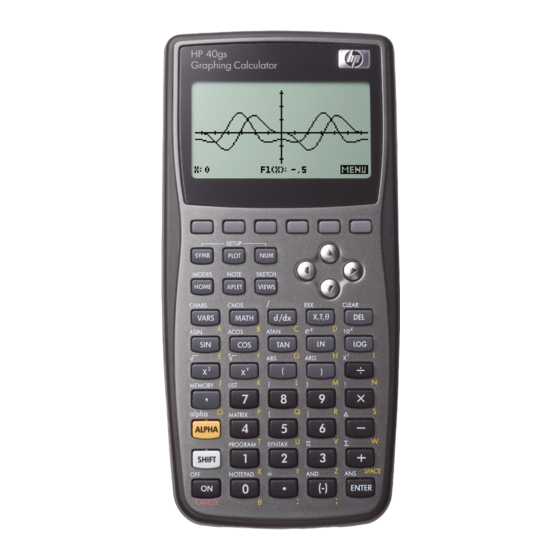 HP 40gs Guia Del Usuario