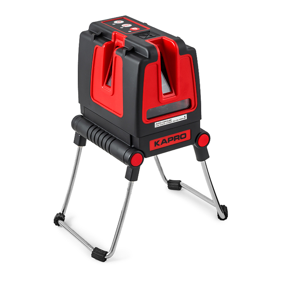 Kapro Prolaser Vector 873 Manual Del Usuario