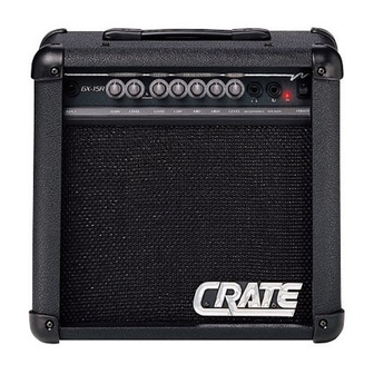 Crate GX-15 Manual Del Propietário