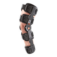 Breg Post-Op QuickFit Knee Brace Manual De Instrucciones