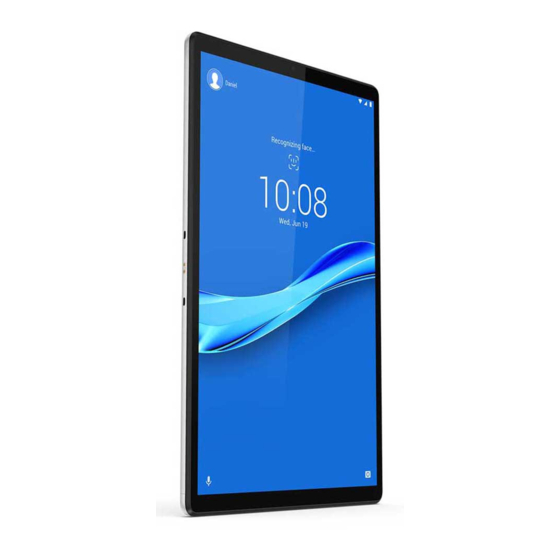 Lenovo Tab M10 Guia De Inicio Rapido