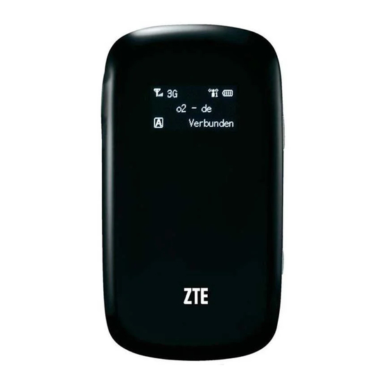ZTE MF60 Manual Del Usuario
