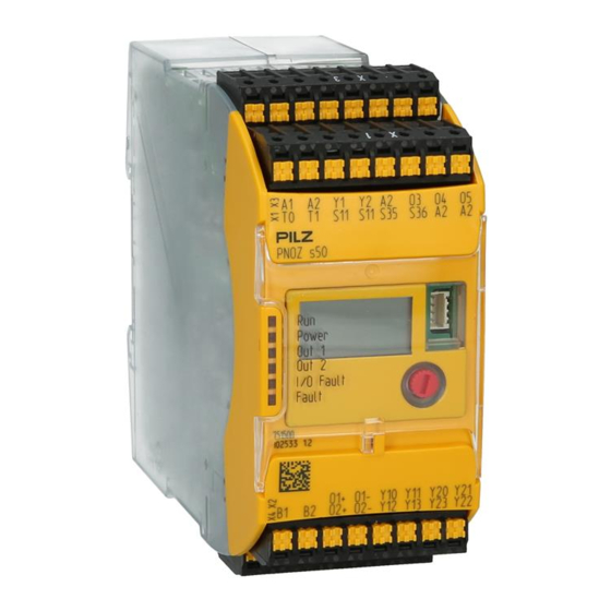 Pilz PNOZ s50 Manual De Instrucciones