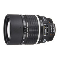 Nikon AF DC-Nikkor 135mm f/2 Manual De Instrucciones