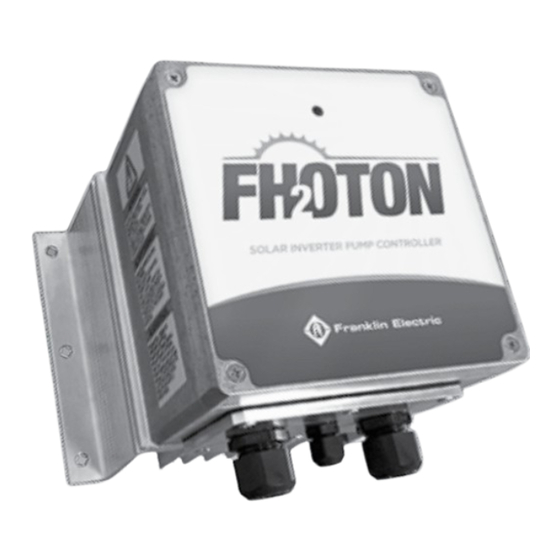Franklin Electric FHOTON Drive Manual De Instalación