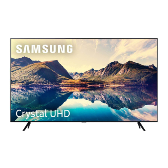 Samsung UE43TU7025KXXC Manual Del Usuario