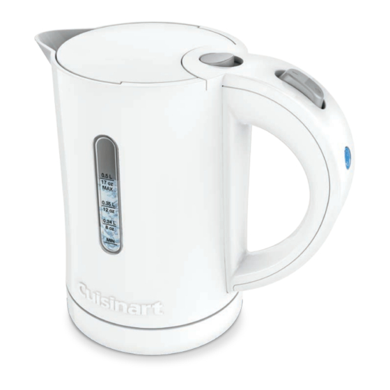 Cuisinart QuicKettle CK-5 Serie Manuales