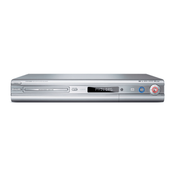 Philips DVDR3350H Manual De Instrucciones