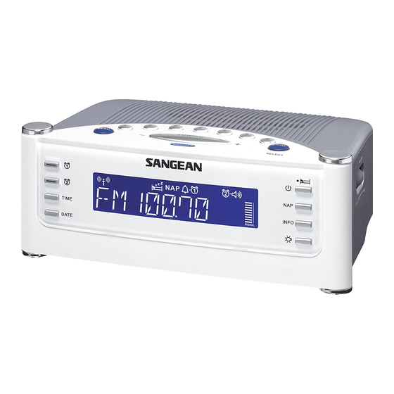 Sangean RCR-22 Manual Del Usuario