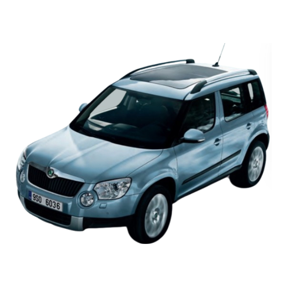 Skoda Yeti 2011 Manual De Instrucciones