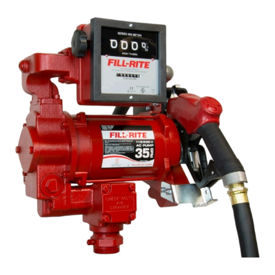 FILL-RITE 300V Serie Manual De Instrucciones