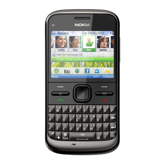 Nokia E5-00 Guía De Usuario