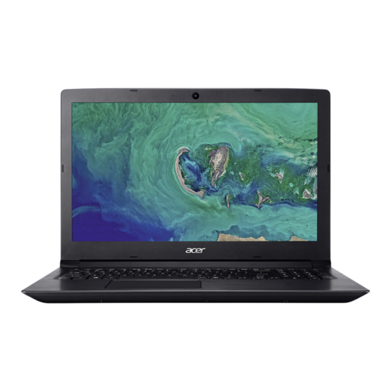 Acer Aspire 3 Serie Manual De Usuario