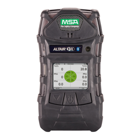 MSA ALTAIR 5X PID Manual De Uso