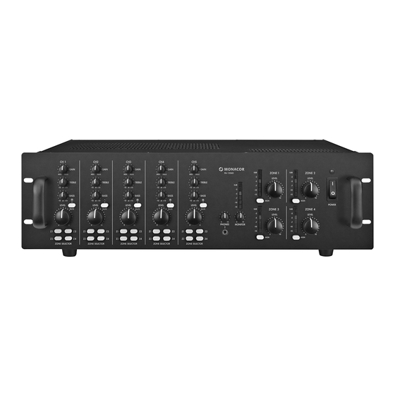 Monacor PA-4040 Manual De Instrucciones