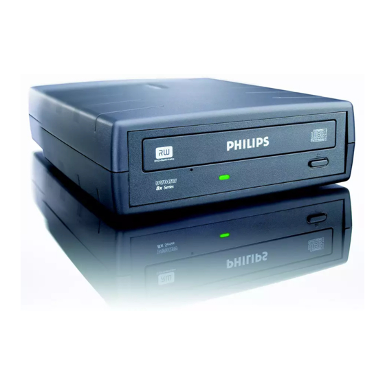 Philips ED8DVDRW Manuales