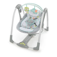 Ingenuity Swing 'n Go Portable Swing - Hugs & Hoots 10247 Manual De Usuario