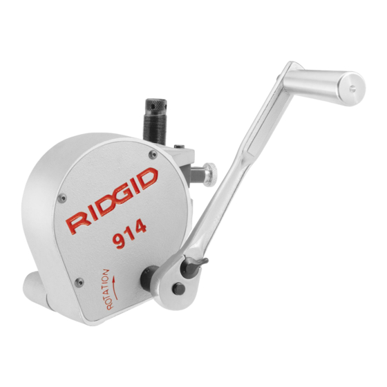 RIDGID 914 Manual De Instrucciones