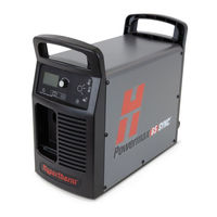 Hypertherm Powermax85 Manual Del Operador