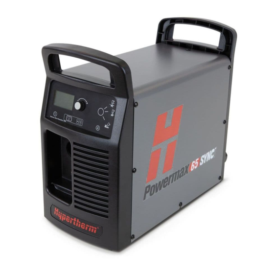Hypertherm Powermax65 SYNC Manual Del Operador