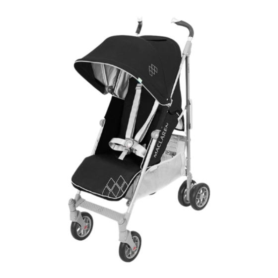 Maclaren Techno XT Manual De Instrucciones