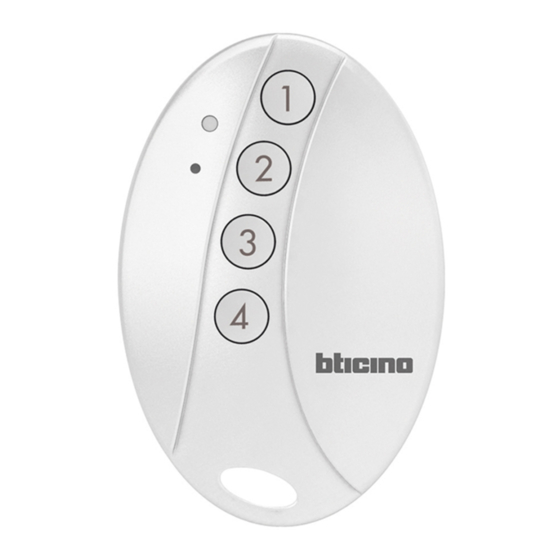 Bticino ZIGBEE 3528N Manual Del Usuario