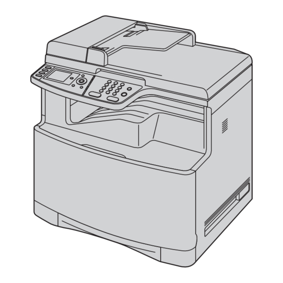 Panasonic DP-MC210 Instrucciones De Funcionamiento