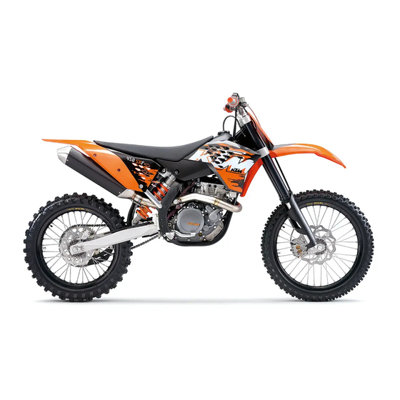 KTM 450 SX-F 2008 Manual De Instrucciones