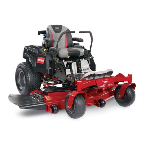 Toro TimeCutter HD MyRide Manual Del Operador