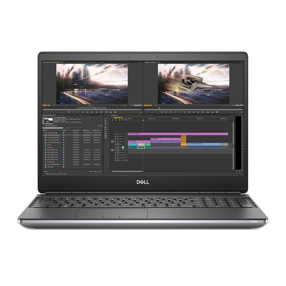 Dell Precision 7550 Guía De Configuración Y Especificaciones