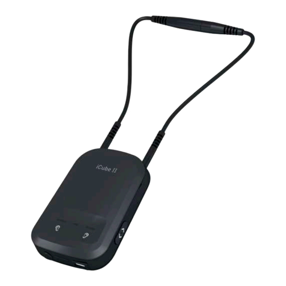 Sonova Phonak iCube II Instrucciones De Uso