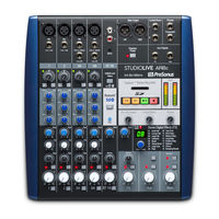 PRESONUS StudioLive ARc Serie Guia De Inicio Rapido