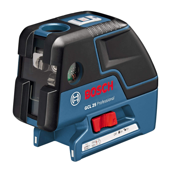 Bosch Professional GCL 25 Manual Original