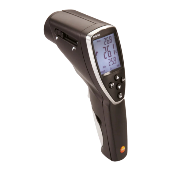 testo 845 Manual De Instrucciones