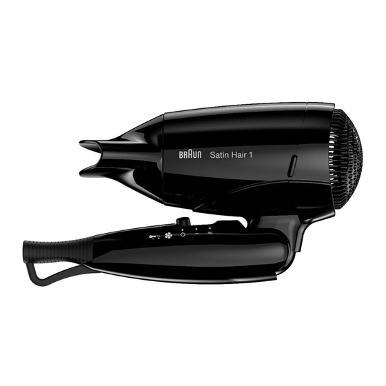 Braun Satin Hair 1 Style&Go HD 130 Manuales