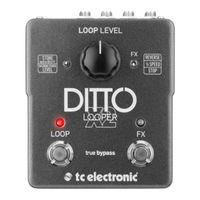 TC Electronic Ditto X2 Looper Manual De Instrucciones
