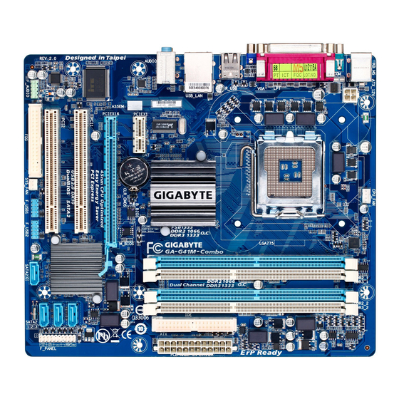 Gigabyte GA-G41M-Combo Manual De Usuario