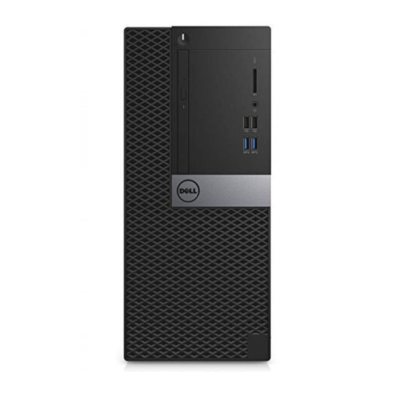 Dell OptiPlex 7060 Tower Guía De Configuración Y Especificaciones