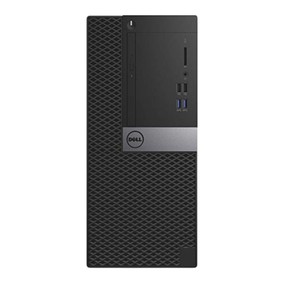 Dell OptiPlex 7060 Tower Guía De Especificaciones Y Configuración