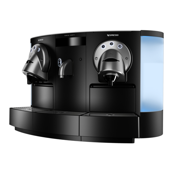 Nespresso Gemini CS 200 PRO Manual De Usuario