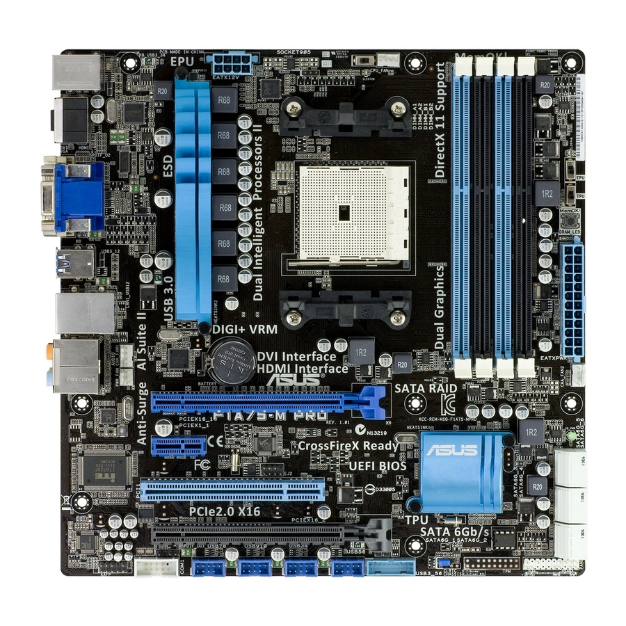 Asus F1A75-M LE Guia De Inicio Rapido